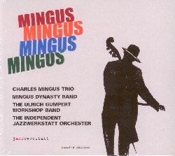 VARIOUS :  MINGUS, MINGIS, MINGUS, MINGUS  (JAZZWERKSTATT)

Per tutti coloro che hanno vissuto il jazz degli anni '50 e '60 e anche dei primi anni '70, non c'era modo di sfuggire al fascino del bassista, compositore e band leader Charles Mingus (1922-1979). La comunit jazz europea venerava le cosiddette 3 M, Miles, Mingus e Monk. Charles Mingus era un vero meteorite infuocato i cui spettacoli, come quelli del leggendario tour del 1964, avevano ogni volta un fortissimo impatto su pubblico e critica. Per una generazione che percepiva il contesto politico e sociale del dopoguerra come ingannevole e che protestava contro di esso, a volte attraverso un'ingenua identificazione con il pi debole popolo nero americano, Mingus, con la sua furia incontenibile, era una figura profondamente rappresentativa. Tale furore trovava la sua espressione musicale nella composizione spontanea che dava all'emotivit la possibilit di manifestarsi liberamente. Questo innovativo modo di fare musica di Mingus ebbe il grande merito di aprire a molti musicisti europei la via del free jazz. Il quadruplo cd box Mingus, Mingus, Mingus, Mingus propone un viaggio nell'opera del grande musicista americano in compagnia di quattro grandi formazioni che sono il Charles Mingus Trio, la Mingus Dynasty Band, la Ulrich Gumpert Workshop Band e The Independent Jazzwerkstatt Orchestra, impegnate nella rilettura del suo repertorio. Mingus, Mingus, Mingus, Mingus  uno prezioso cofanetto in edizione limitata che gli amanti della musica del grande genio americano, e pi in generale del buon jazz, non possono davvero perdersi.
