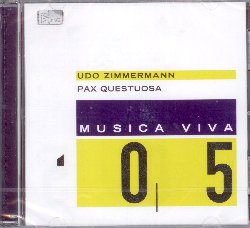 ZIMMERMANN UDO :  MV 05 - PAX QUESTUOSA  (COL-LEGNO)


