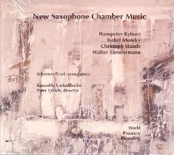 MUNDRY ISABEL / KYBURZ HANSPETER :  NEW SAXOPHONE CHAMBER MUSIC  (COL-LEGNO)

