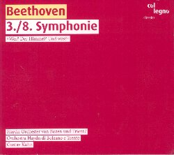VAN BEETHOVEN LUDWIG :  SYMPHONIES 3 & 8  (COL-LEGNO)

