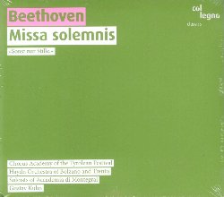 VAN BEETHOVEN LUDWIG :  MISSA SOLEMNIS  (COL-LEGNO)

