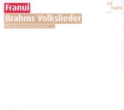 SCHETT ANDREAS / KRALER MARKUS :  BRAHMS VOLKSLIEDER  (COL-LEGNO)

