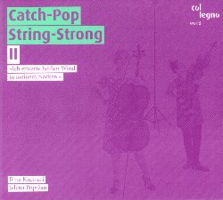 CATCH-POP STRING-STRONG :  CATCH-POP STRING-STRONG II  (COL-LEGNO)

In questi ultimi due anni il duo Catch-Pop String-Strong, formato da Jelena Poprzan e Rina Kacinari, ha tenuto molti concerti in tutto il mondo, ma ha comunque trovato il tempo di completare il suo secondo album Catch-Pop String-Strong II. E' impressionante notare quante diverse suggestioni musicali e quanta appassionata energia possano essere contenute in una sola registrazione: nell'album di casa Col-Legno si passa da pezzi toccanti, ad ironici aforismi messi in musica, da canzoni pop a strabilianti improvvisazioni, il tutto impreziosito da continui riferimenti a diversi generi musicali. Dopo l'entusiastica accoglienza di critica e pubblico al loro album d'esordio, Catch-Pop String-Strong II rappresenta la gioia che provano le interpreti nel fare musica, il loro insaziabile bisogno di ricerca che non si appaga mai e che anzi ha sempre bisogno di porgere nuove domande che faranno sorgere a loro volta nuovi interrogativi, in un processo di ricerca infinita. In Catch-Pop String-Strong II Rina Kacinari (violoncello e voce) e Jelena Poprzan (viola e voce) hanno unito i propri talenti completandosi a vicenda e regalando all'ascoltatore un album di straordinaria bellezza.