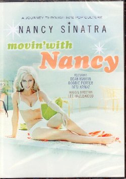 SINATRA NANCY :  DVD / MOVIN' WITH NANCY - A JOURNEY THROUGH 60'S POP CULTURE  (DRIVE)

Movin' with Nancy fu uno special televisivo dedicato a Nancy Sinatra in cui la primogenita del grande Frank veniva proposta in una serie di vignette musicali da sola o insieme ad altri artisti. Il dvd Movin' with Nancy - A Journey Through 60's Pop Culture propone una serie di video musicali, quando ancora essi non esistevano, in cui Nancy si trova in varie ambientazioni con outfit colorati dove non mancano di certo gli stivali, con acconciature vistose ed un trucco che sottolinea la bellezza dei suoi occhi. In due brani la cantante  affiancata dal suo produttore Lee Hazlewood: nel frescoSome Velvet Morning duettano cavalcando sulla spiaggia, mentre in Jackson i due si importunano a vicenda camminando lungo una deserta strada della California. Oltre a lui ci sono come ospiti anche Dean Martin, Robbie Porter e Desi Anaz, con i quali la Sinatra propone dei duetti veramente interessanti. Movin' with Nancy - A Journey Through 60's Pop Culture non  solo la riscoperta di una grande artista, ma anche un divertente viaggio nei mitici anni '60.