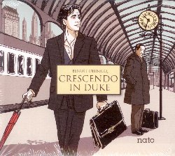 DELBECQ BENOIT :  CRESCENDO IN DUKE  (NATO)

Il pianista Benoit Delbecq  da sempre un grande appassionato di Duke Ellington, che ammira sia nelle vesti di compositore che in quelle d'interprete. Lavorare al repertorio del genio americano ha comportato per Delbecq sia avere il coraggio e la sfrontatezza di misurarsi con Ellington, sia avere il coraggio di comprendere la sua opera in modo veramente approfondito, cogliendo quei ponti sonori proiettati verso il presente che Ellington  stato in grado di costruire. In Crescendo in Duke Delbecq mette da parte il repertorio pi noto del pianista americano per dare maggiore spazio a composizioni meno conosciute, ma altrettanto belle. In questa avventura Delbecq ha selezionato due gruppi di musicisti, il primo dei quali si  riunito a Meudon, in Francia, e comprende Tony Coe (clarinettista britannico che ha lavorato tra gli altri con Henry Mancini e Sarah Vaughan), Tony Malaby (sassofonista che vanta collaborazioni con Michel Portal e Joachim Khuen) e Antonin-Tri Hoang (clarinettista e sassofonista francese), oltre ad una sessione ritmica che vede impegnati Jean-Jacques Avenel e Steve Arguelles. Il secondo gruppo di musicisti si  invece ritrovato a Minneapolis e comprende la formazione di fiati Les Hornheads, il bassista Yohannes Tona ed il batterista di Prince e Michel Portal, Michael Bland. Crescendo in Duke permette all'ascoltatore di scoprire i lati meno scontati dell'immenso repertorio di Duke Ellington e di ascoltare le ispirate interpretazioni di un grande pianista francese.