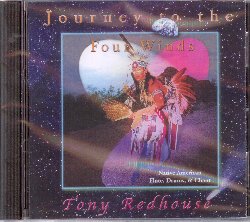 REDHOUSE TONY :  JOURNEY TO THE FOUR WINDS  (INVINCIBLE)

Tony Redhouse  un guaritore, insegnante spirituale e musicista nativo-americano appartenente alla trib Navajo la cui passione  quella di far conoscere le tradizioni spirituali del proprio popolo attraverso la musica. Journey to the Four Winds  composto da quattro tracce dedicate ai venti che spirano dalle quattro direzioni cardinali. East Wind, il vento che viene da oriente, tradizionalmente rappresenta un tempo di nascita naturale e di ri-nascita spirituale. Nel brano successivo South Wind che ci ricorda che la pioggia  sinonimo di prosperit, abbondanza e crescita, la musica diventa pi intensa e ritmata, quasi a voler rappresentare l'energia guaritrice e la vitalit attraverso le vibrazioni dei tamburi. In West Wind il suono dei gong annunciano l'occidente che avvicina l'ascoltatore al cuore, in un luogo in cui gli occhi non vedono la luce che rivela il vero S. In North Wind il suono ghiacciato delle campane di metallo fa ridiventare l'ascoltatore bambino, lo invita a sviluppare i suoi talenti, a credere nelle intuizioni ed a guadagnare saggezza. Da sempre gli indigeni usano la musica per comunicare le proprie speranze e paure. Le forme pi antiche di espressione musicale sono la voce, il tamburo ed il flauto, mezzi di guarigione e meditazione che fanno riflettere chi ascolta attraverso i loro suoni ancestrali: Journey to the Four Winds  uno splendido concentrato della saggezza senza tempo dei popoli nativo-americani, un album per vivere un viaggio interiore intenso ed appassionante.