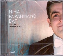 BAFI NIMA FARAHMAND :  PERSIAN INSPIRATIONS  (ANIMATO)

Nima Farahmand Bafi  nato e cresciuto in una famiglia di musicisti: gi da bambino sapeva suonare il tonbak (tradizionale strumento a percussione persiano) ed il pianoforte. Dopo aver conseguito la laurea in fisica presso la Sharif University of Technology di Tehran, nel 2009 Bafi si  trasferito in Germania per frequentare un master di specializzazione e nel frattempo ha preso lezioni di pianoforte dal Prof. Jacques Rouvier. Nel 2010 il musicista iraniano  entrato nella scuola di musica ed arti figurative di Stoccarda ed ha iniziato a tenere concerti sia come solista che in ensemble, in Europa e anche nel vicino Oriente. Oltre ad avere una grande passione per la fisica e la musica classica, Bafi ama molto anche limprovvisazione e la trascrizione di pezzi classici per orchestra e di musica tradizionale persiana per piano solo. In Persian Inspirations, album di debutto di Nima Farahmand Bafi, lartista propone splendide interpretazioni di melodie tradizionali persiane, ma anche di opere di compositori europei, come Frederic Chopin o Franz Liszt. Le opere scelte da Bafi e da lui suonate al pianoforte, simboleggiano il suo grande amore per la musica tradizionale della sua terra natale e per la tradizione classica europea. A rendere Persian Inspirations un disco davvero straordinario  la facilit con cui Nima Farahmand Bafi passa dallinterpretazione allimprovvisazione, dalla tradizione musicale europea a quella persiana, il tutto mantenendo sempre lo stesso eccellente livello tecnico.