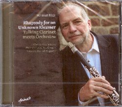 EISEL HELMUT :  RHAPSODY FOR AN UNKNOWN KLEZMER  (ANIMATO)

Helmut Eisel  uno dei clarinettisti pi eclettici e creativi al mondo che arriv alla musica klezmer dopo aver conosciuto Giora Feidman, il musicista considerato il Re del klezmer. Il nuovo album di Eisel, Rhapsody for an Unknown Klezmer  stato registrato con la partecipazione dellorchestra Wuerttembergische Philharmonie Reutlingen diretta da Daniel Huppert: come rivela infatti il sottotitolo dellalbum, Talking Clarinet Meets Orchestra, la volont del clarinettista era proprio quella di far dialogare il suo strumento con una grande formazione classica.  Il disco di casa Neuklang offre splendida musica klezmer composta da Helmut Eisel, ma proposta in uninedita dimensione sinfonica che trasforma il clarinetto in uno strumento di dialogo interculturale. La parte centrale dellopera  senza dubbio lomonima Rhapsody for an Unknown Klezmer, brano che Eisel ha dedicato ai Klezmorim perseguitati ed assassinati, ma da segnalare  anche linterpretazione del famoso brano del compositore romantico Max Bruch, Kol Nidrei, per loccasione riarrangiato da Eisel e suonato con unintensit incredibile.