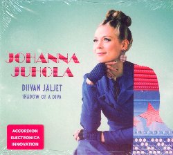 JUHOLA JOHANNA :  DIIVAN JALJET - SHADOW OF A DIVA  (WESTPARK)

Johanna Juhola  una nota fisarmonicista finlandese che nel tempo ha sviluppato uno stile del tutto personale che unisce tango e musica popolare finlandese, sonorit elettroniche ed acustiche, dando vita ad una musica strumentale che, sebbene senza liriche,  dotata di un incredibile potere narrativo. Anche nel suo ultimo album, Diivan Jaljet - Shadow of a Diva, Juhola continua su questa linea, ma arricchisce il proprio stile con una buona dose di umorismo. Le tracce del disco, tutte scritte della musicista tranne l'ottava che  un brano tradizionale di cui lei  l'arrangiatrice, sono caratterizzate da ritmi meravigliosi e da sonorit a volte meditative ed altre pi gioiose. Nell'interpretazione dei brani, Johanna ha voluto al suo fianco i musicisti delle sue due band ossia Milla Viljamaa (pianoforte, voce), Sara Puljula (contrabbasso, voce) e Tuomas Norvio (strumenti elettronici) della Band Reaktori, oltre al chitarrista Roope Aarnio ed al percussionista Juuso Hannukainen, dello Johanna Juhola Trio. Diivan Jaljet - Shadow of a Diva  un album affascinante, reso ancora pi suggestivo dall'intervento di alcuni ospiti d'eccezione che sono i vocalisti Tommy Lindgren, Emma Salokoski e Yona. Il missaggio e la produzione sono invece opera di Tuomas Norvio, eccellente produttore che ha collaborato anche con Ismo Alanko, Kimmo Pohjonen e Circo Aereo.