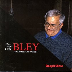 BLEY PAUL :  PAUL PLAYS CARLA  (STEEPLECHASE)

Uno dei musicisti pi originali del nostro tempo, il pianista Paul Bley, scomparso nel 2016 all'et di 83 anni, ha lasciato un'eredit musicale immensa alla quale fanno riferimento molti musicisti delle nuove generazioni. Negli anni '50 Bley si  sposato con la pianista e compositrice svedese-americana Carla Borg che dopo aver preso il cognome del marito lo conserver per il resto della sua carriera nonostante i due si siano separati dopo non molti anni di matrimonio. In Paul Plays Carla il pianista canadese, insieme a Marc Johnson (basso) e Jeff Williams (batteria), interpreta alcune delle pi belle composizione della sua compagna come Vashkar, Floater, Seven, Turns e altre ancora. Come affermato dal critico e storico musicale Scott Yanow, la musica di Paul Plays Carla si posizione da qualche parte a met tra il bop avanzato e l'avanguardia,  spesso ricca di swing ma con colpi di scena sorprendenti e insolite sequenze di accordi. Un set intrigante.