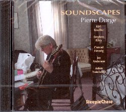 DORGE PIERRE :  SOUNDSCAPES  (STEEPLECHASE)

Nato a Copenaghen nel 1946, il chitarrista, compositore e bandleader Pierre Dorge  oggi una delle figure pi prolifiche e di ampia portata della scena musicale danese. Se il jazz  sempre stato una costante della carriera di questo artista, negli anni Dorge ha anche mostrato una spiccata curiosit per altri generi e tradizioni musicali che ha saputo sapientemente miscelare creando uno stile del tutto originale che lo caratterizza. Quando si parla di Pierre Dorge viene subito in mente anche la New Jungle Orchestra. Dorge ha creato questa piccola big band nel 1980 e nel tempo essa  diventata uno stabile mezzo di espressione per la sua musica avventurosa. Pierre Dorge e la New Jungle Orchestra hanno fatto concerti in tutto il mondo ed hanno costruito un'impressionante discografia. Tuttavia nel suo ultimissimo disco, Soundscapes, Dorge ha scelto un lineup pi ristretto che comprende i suoi colleghi americani Kirk Knuffke (cornetta), Stephen Riley (sax tenore), Conrad Herwig (trombone), Jay Anderson (basso) ed Adam Nussbaum (batteria). Soundscapes, con una track list fatta di soli originali firmati da Pierre Dorge,  la dimostrazione di come un ensemble pi piccolo riesca a far emergere nuove caratteristiche di questo eccellente chitarrita e compositore.