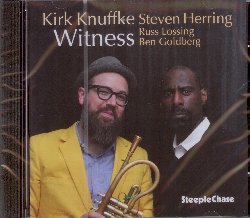 KNUFFKE KIRK :  WITNESS  (STEEPLECHASE)

Il cornettista e compositore americano Kirk Knuffke  il vincitore del premio 'Rising Star' del 2015, proposto dalla nota rivista Downbeat Magazine. Ha scritto di lui All About Jazz: Uno dei pi abili navigatori del jazz moderno della divisione tra dentro e fuori, libert e swing... ha pieno controllo del suo strumento estremamente esigente. L'hanno voluto al loro fianco alcuni dei migliori musicisti jazz al mondo tra i quali Matt Wilson, Allison Miller, Butch Morris, Uri Caine e Michael Formanek. In occasione del suo nuovo progetto dal titolo Witness, Knuffke (cornetta) ha voluto con s Ben Goldberg (clarinetto contralto, clarinetto) e Russ Lossing (pianoforte), oltre all'eccellente baritono Steven Herring. Con una track list che comprende brani arrangiati da Kirk Knuffke come A City Called Heaven (tradizionale), Lush Life (Billy Strayhorn), The Satellites are Spinning (Sun Ra), Iago's Credo (Giuseppe Verdi), Charade (Henry Mancini e Johnny Mercer) ed altri ancora, Witness  un disco che segna soprattutto l'incontro tra il cornettista ed il grande cantante Herring. Come ha scritto Neil Tesser nel libretto del disco, si tratta di un album che giustappone conservatorio e nightclub, improvvisazione e parola parlata, sacro e profano, in uno dei progetti pi inusuali e creativi della carriera di Knuffke.