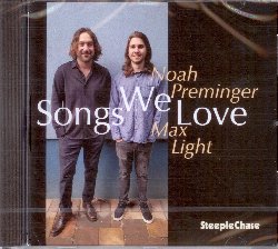 PREMINGER NOAH / LIGHT MAX :  SONGS WE LOVE  (STEEPLECHASE)

In Songs We Love, il pluripremiato tenorsassofonista Noah Preminger e l'eccellente chitarrista Max Light, mostrano come le giovani generazioni di strumentisti jazz stiano esercitando i propri muscoli creativi per trasformare la musica pop degli anni '80 nel repertorio new standard. 35 anni Preminger e 29 Light, i due colleghi sono cresciuti con le canzoni che propongono nel loro nuovo progetto artistico. Preminger aveva gi mostrato la sua straordinaria capacit di trasformare brani rock/pop in opere jazz nel suo precedente disco, Contemptment, dove rimaneggi Porcelain dei Red Hot Chili Peppers con un arrangiamento fantasioso che prevedeva che la sezione ritmica interagisse con gli altri elementi e che non facesse solo da accompagnamento. Con una tracklist molto varia che prevede alcuni orginali dei due musicisti oltre a Landslide (Steve Nicks), Marcie (Joni Mitchell) e Still Crazy After All These Years (Paul Simon), Hallelujah (Leonard Cohen) ed altri ancora, Songs We Love  un disco mai scontato e tutto da scoprire!