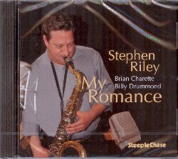 RILEY STEPHEN :  MY ROMANCE  (STEEPLECHASE)

L'eccellente sassofonista americano Stephen Riley, noto per la sua capacit di creare soffiati cupi ed asciutti che mettono in luce la creativit del suo stile, propone il suo nuovo disco dal titolo My Romace. Per il suo nuovo progetto, Riley (sax tenore) ha creato il suo primo trio con organo composto da Brian Charette (organo Hammond B-3) e Billy Drummond (batteria). Insieme a questi due eccellenti interpreti, Riley propone all'ascoltare un viaggio senza tempo nel mondo del jazz, con una tracklist che comprende Paul's Pal di Sonny Rollins, Jitterbug Waltz di Fats Waller, My Romance di Richard Rodgers, My Little Suede Shoes di Charlie Parker, Gentle Check di Billy Strayhorn e molto altro ancora.