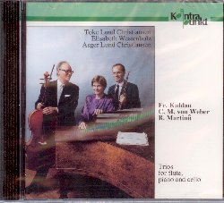 CHRISTIANSEN TOKE LUND/WESTENHOLZ ELISABETH :  WEBER/KUHLAU: TRIOS FOR FLUTE, CELLO AND PIANO  (KONTRAPUNKT)

