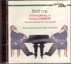 LONSKOV TOVE/LLAMBIAS RODOLFO :  BRAHMS: SYMPHONY NO. 4, TRAGIC OVERTURE  (KONTRAPUNKT)

