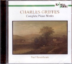 ROSENBAUM POUL :  GRIFFES: COMPLETE PIANO WORKS  (KONTRAPUNKT)

