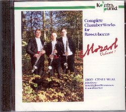 TRIO CHALUMEAU :  MOZART: COMPLETE CHAMBER WORKS FOR BASSET-HORNS VOLUME 1  (KONTRAPUNKT)

