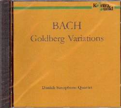 DANISH SAXOPHONE QUARTET :  BACH: GOLDBERG VARIATIONS  (KONTRAPUNKT)

