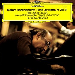 GULDA FRIEDRICH / ABBADO CLAUDIO / VIENNA PHILHARMONIC ORCHESTRA :  MOZART: CONCERTOS FOR PIANO AND ORCHESTRA NOS. 20 & 21  (SPEAKERS CORNER)

(DGG 2530548) Wolfgang Amadeus Mozart: Concertos for Piano and Orchestra No. 20 in D minor (K. 466) and No. 21 in C major (K. 467) - Friedrich Gulda and the Vienna Philharmonic Orchestra conducted by Claudio Abbado - Registrato nel settembre del 1974 alla Grosser Saal di Vienna da Guenter Hermanns. Prodotto da Rainer Brock. Il compositore e pianista austriaco Friedrich Gulda (1930-2000)  noto a tutti:  stato un mago della musica, un artista che si trovava ugualmente a suo agio con la musica jazz, il lied austriaco e le opere del classicismo viennese. Gulda ha forse eseguito un numero ristretto dei 27 concerti per pianoforte di Wolfgang Amadeus Mozart, ma con queste poche interpretazioni suscit un grande scalpore. Il fatto che, anche dopo 25 anni, la registrazione proposta da casa Speakers Corner dei Concerti n. 20 e 21, sia ancora considerata tra le migliori esecuzioni esistenti  qualcosa che si intuisce dopo aver ascoltato poche battute del disco. Il primo movimento in tonalit minore del concerto n. 20 inizia con un tempo misurato e un'articolazione precisa, fino a quando si unisce il pianoforte che procede a condurre una conversazione concentrata e strettamente intricata con l'orchestra. Il Concerto in do maggiore n. 21 brilla grazie a una scrittura emozionante e virtuosa e un ensemble strumentale che quasi pare un'orchestra da camera. Mozart: Concertos for Piano and Orchestra Nos. 20 & 21  un disco di grande valore artistico, realizzato da professionisti eccellenti sotto la sapiente guida di Claudio Abbado (1933-2014), uno dei pi talentuosi e rigorosi direttori d'orchestra che il nostro paese abbia avuto.