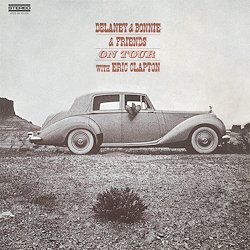 DELANEY & BONNIE & FRIENDS with ERIC CLAPTON :  ON TOUR  (SPEAKERS CORNER)

(Atco SD 33326) Delaney Bramlett (g, voc); Bonnie Bramlett, Rita Coolidge (voc); Eric Clapton, Dave Mason (g); Bobby Keys (sax); Jim Price (tb); B. Whitlock (org, voc); Carl Radle (b); Tex Johnson (bgo, cga); Jim Gordon (dr) - Registrato nel dicembre del 1969 live al Fairfield Halls, Croydon (UK), da Andy Johns e Glyn Johns. Prodotto da Delaney Bramlett e Jimmy Miller. On Tour  un disco live di 42 minuti che  stato registrato nel dicembre del 1969 a Croydon, in Inghilterra e che  stato premiato con 5 stelle dalla rivista Rolling Stone. Il disco non rappresenta solo il culmine della carriera di Delaney & Bonnie, ma segna anche l'inizio della loro collaborazione con Eric Clapton. Nel tour che  stato immortalato dal disco, Clapton suona con straordinario virtuosismo quel mix di country, blues e gospel che avrebbe contraddistinto le sue prime apparizioni da solista negli anni '70. I momenti salienti di On Tour con Clapton come protagonista sono sicuramente l'assolo di I Don't Want to Discuss It, il lungo intervento di Slowhand in Only You Know And I Know e l'asciutta introduzione di Coming Home. Vocalmente Delaney & Bonnie non hanno mai superato il livello raggiunto in questo live e la band di 11 elementi suona in modo pi affiatato di tanti quartetti dell'epoca, indipendentemente che si tratti di un lungo pezzo blues o di un medley di canzoni di Little Richard. Non c' dunque da stupirsi che questa formazione sia stata scelta da Eric Clapton per il suo primo disco da solista, che il nucleo della band, Bobby Whitlock, Carl Radle e Jim Gordon si sarebbe trasformato nei Derek and the Dominos e che il grosso della band si sarebbe esibito con George Harrison in All This Must Pass. Ascoltando On Tour si capisce il motivo per cui, almeno la met dei musicisti che hanno preso parte al progetto, ha raggiunto il rango di superstar meno di un anno dopo la registrazione dell'album.