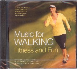 VARIOUS :  MUSIC FOR WALKING, FITNESS AND FUN  (NEW WORLD)

Casa New World � lieta di presentare Music for Walking, Fitness and Fun, album creato per aiutare l'ascoltatore a tenersi in forma con l'attivit� fisica pi� semplice e piacevole: le passeggiate. Adatto a tutte le et� e a tutti i livelli di preparazione fisica, Music for Walking, Fitness and Fun � composto da tre programmi separati di 10, 20 e 30 minuti, che possono essere eseguiti individualmente o in qualsiasi tipo di combinazione, a seconda della quantit� di tempo che si ha a disposizione. La musica dell'album � stata prodotta per favorire l'aumento sicuro e graduale della frequenza cardiaca mentre ci si sta muovendo, passando da un programma all'altro, mantenendo i battiti per minuto all'interno di livelli approvati. Con un libretto contenente note esplicative scritte dall'istruttrice professionale Julie Foster che ha anche contribuito a creare le melodie, Music for Walking, Fitness and Fun � l'album ideale per perdere qualche chilo di troppo semplicemente dedicandosi a lunghe e rilassanti passeggiate.