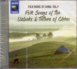 VARIOUS :  FOLK MUSIC OF CHINA, VOL. 9 - FOLK SONGS OF THE UZBEKS & TARTARS OF CHINA  (NAXOS WORLD)

Questa serie esplora il ricco e variegato patrimonio musicale cinese. In Folk Music of China, vol. 9 - Folk Songs of the Uzbeks & Tatars of China propone melodie popolari uzbeche e tartare. Gli Uzbechi, discendenti dei popoli Sogdiani, appaiono nei documenti storici gi nel XIV secolo, mentre i Tartari cinesi iniziarono ad emigrare dalla Russia all'inizio del XIX secolo. La maggior parte di questi due popoli vive nelle regioni settentrionali e occidentali della provincia dello Xinjiang e parla lingue turche. Musicalmente, il popolo uzbeko utilizza il sistema musicale persiano-arabo, mentre i tartari, utilizzano principalmente il sistema musicale cinese e, solo in rari casi, il sistema musicale europeo. Folk Music of China, vol. 9 - Folk Songs of the Uzbeks & Tatars of China  un viaggio avventuroso alla scoperta di due splendide tradizioni poco note, ma davvero molto affascinanti.