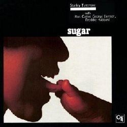 TURRENTINE STANLEY :  SUGAR  (PURE PLEASURE)

Se mai c' stato un disco che rappresenta perfettamente il suono tipico di casa CTI Records e che tuttavia si distingue da esso,  Sugar di Stanley Turrentino. In questo progetto il sassofonista americano, un veterano della scena soul-jazz dagli anni '50,  affiancato da George Benson (chitarra), Lonnie Liston Smith (pianoforte elettrico), Freddie Hubbard (tromba), Ron Carter (basso), Butch Cornell (organo) e Billy Kaye (batteria) a cui si aggiunge, nei brani Sunshine ed Impressions, Butch Cornell (organo) mentre Richard 'Pablo' Landrum prende il posto di Smith. Il brano che d il titolo al disco  un viaggio nel soul blues con un backbeat swing: c' una fluida sezione ritmica che ad un certo punto cede il passo a Benson, Hubbard e Turrentine che lentamente alzano il tiro, facendo sobbollire il ritmo che culmina nell'assolo di Hubbard. Sunshine Alley di Butch Cornell ha un groove solido e funky, scandito dall'organo di Cornell e dalla batteria di Kaye. Ma la grande sorpresa  Impressions di John Coltrane. Turrentine  un tutt'uno col suo strumento, risuona con esso. Il basso di Carter crea una base per alcune meravigliose invenzioni di Benson e Smith, costruendo una serie di ponti armonici attraverso la modalit degli assoli. Coloro che hanno apprezzato Stanley Turrentine del periodo Blue Note, ascoltando Sugar rimarranno davvero senza parole.