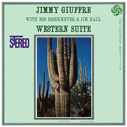 GIUFFRE JIMMY :  WESTERN SUITE  (PURE PLEASURE)

Alla fine del 1957, il sassofonista jazz, clarinettista e compositore Jimmy Giuffre (1921-2008) sciolse il Jimmy Giuffre 3 che comprendeva Ralph Pena e Jim Hall e all'inizio del 1958, per una sessione di registrazione, form un nuovo trio senza una sezione ritmica che comprendeva Jim Hall alla chitarra e il gigante del trombone Bob Brookmeyer. I tre musicisti hanno suonato insieme per circa un anno, diventando un trio avventuroso per il quale la forma non era un ostacolo alla creativit. Quando Giuffre intu che la vita della formazione stava volgendo al termine, compose la Western Suite, opera in quattro movimenti realizzata tenendo presente i punti di forza del trio e che pu essere considerata una sorta di testamento della formazione. L'opera rappresenta anche per Giuffre il coronamento di una carriera che includeva la scoperta di talenti quali Steve Swallow e Paul Bley e la rivoluzionaria Free Fall, registrazione per la Columbia le cui radici affondano proprio in Western Suite. Lo stile di Jim Hall  cupo, funky e ambiguo: suona la sua chitarra come fosse una batteria, in particolare nel quarto movimento. Le battute di Brookmeyer fanno da scenografia ai dialoghi tra gli altri due musicisti. Giuffre, da bravo compositore, ha aumentato le possibilit d'improvvisazione nella sua partitura in modo che ogni musicista avesse un suo spazio personale. Lo stesso Giuffre propone in questa pubblicazione alcuni dei suoi assoli pi sobri, ma pi avventurosi che avesse mai suonato. Oltre i quattro movimenti della suite, la tracklist propone anche Topsy di Eddie Durham e il gi classico Blue Monk. Western Suite  un disco semplicemente stupendo: grazie all'insolita combinazione di purezza jazz e creativit il suo fascino assomiglia a quello di Kind Of Blue e Time Out.