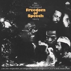 PARKER BILLY :  FREEDOM OF SPEECH  (PURE PLEASURE)

I musicisti della formazione Fourth World che, insieme al batterista Billy Parker (1937), hanno registrato questo fantastico disco di spiritual jazz per l'etichetta Strata-East, il 24 maggio 1974, avevano gi avuto modo di collaborare in diverse altre occasioni. Il team di marito e moglie Dee Dee Bridgewater (voce) e Cecil Bridgewater (tromba) aveva lavorato insieme a dischi come Loud Minority di Frank Foster e Virgo Red di Roy Ayers. Dieci settimane prima della sessione di registrazione di Freedom of Speech, la coppia era stata raggiunta a Tokyo dal fratello di Cecil, Ronald Bridgewater (sassofono tenore) per registrare l'album di debutto di Dee Dee, il bellissimo Afro Blue. In studio, il 24 maggio 1974, c'erano anche Donald Smith (piano e voce), Cecil McBee (basso) e naturalmente il leader Billy Parker, un grintoso batterista ingiustamente poco conosciuto fuori della comunit jazz afroamericana di New York. La tracklist del disco propone tutti originali dei membri della band: Dance Of The Little Children (Donald Smith), Gemini's Lullaby (Cecil Bridgewater), Home (Cecil McBee), Get with It (Ronald Bridgewater) e la titletrack Freedom of Speech scritta dal leader che in questa traccia offre al pubblico un assolo mozzafiato.