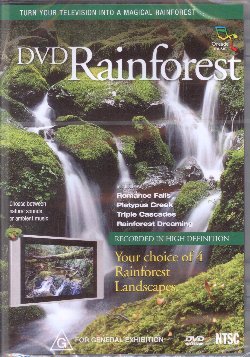 SOUNDS OF THE EARTH :  DVD / RAINFOREST  (OREADE)

Rainforest, nuovo dvd della serie Sounds of the Earth, grazie all'innovativa tecnologia video ad alta definizione, porta il cuore pulsante di una tranquilla foresta pluviale a casa dello spettatore. Filmato in una foresta protetta della Tasmania, Australia, il dvd trasporta lo spettatore in un mondo fatto di selvaggia ed incontaminata bellezza. Le quattro splendide ambientazioni tra cui si pu scegliere possono essere accompagnate da un sottofondo di suoni naturali o da piacevoli melodie ambient, scegliendo quello preferito. Il risultato  un'atmosfera armoniosa creata da immagini che raccontano i secolari alberi di un'immensa foresta, un piccolo ruscello o l'acqua cristallina di alte cascate, perfetta per accompagnare la meditazione.