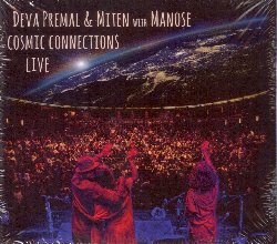 DEVA PREMAL & MITEN :  COSMIC CONNECTIONS LIVE  (PRABHU)

Deva Premal e Miten, due dei migliori interpreti di musica devozionale orientale, presentano Cosmic Connections Live, il loro nuovo ed attesissimo album che propone le registrazioni live di alcuni loro indimenticabili concerti. Lalbum  un elegante miscela che unisce potenti mantra, intriganti sonorit orientali ed occidentali e splendide ballate firmate da Miten. Dal brano di apertura in cui la voce cristallina di Deva Premal intona una toccante invocazione, fino allultima traccia che propone un coro di cento voci che interpreta un suggestivo canto dellOm, Cosmic Connections Live  un continuo flusso di energia e di emozioni che invita lascoltatore ad allontanarsi dalla turbolenza della modernit, per rifugiarsi nella pace della propria anima. Deva Premal e Miten offrono al pubblico uno spettacolo in cui ispirazione e tecnica musicale vanno di pari passo: i riff trascendenti del flauto bansuri magistralmente suonato da Manose, storico collaboratore di Deva Premal e Miten, si fondono perfettamente con le sonorit calde e raffinate delle tastiere suonate dallesperto musicista inglese Spencer Cozens e con le note del basso e delle percussioni del polistrumentista canadese Joby Baker. Insieme, questi cinque eccellenti artisti hanno realizzato molto pi di un semplice disco: hanno creato un rilassante abbraccio sonoro capace di infondere un profondo senso di equilibrio e di pace e di accompagnare lascoltatore alla scoperta della propria interiorit.