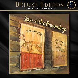 VARIOUS :  JAZZ AT THE PAWNSHOP  (2xHD)

La registrazione dellingegnere del suono svedese Gert Palmcrantz al club Jazzpuben Stampen di Stoccolma, realizzata il 6 e 7 dicembre del 1976,  una gemma sonora che tutti gli audiofili dovrebbero poter apprezzare. Il disco, realizzato per la Proprius Records,  una delle registrazioni jazz del XX secolo con il miglior suono in assoluto ed  gi stata ristampata da varie etichette in diversi formati. La prestigiosa etichetta canadese 2xHD presenta la sua versione. Rimasterizzato dallingegnere del suono Ren Laflamme su apparecchiature Nagra e realizzato al Bernie Grundman Mastering, Jazz at the Pawnshop  proposto su due preziosi dischi in vinile 200 gr. I musicisti protagonisti di questo favoloso concerto, a cui Laflamme ha donato una limpidezza sonora senza precedenti, sono: Arne Domnerus (sax alto, clarinetto), Bengt Hallberg (basso), Georg Riedel (basso), Egil Johansen (batteria) e Lars Erstrand (vibrafono).