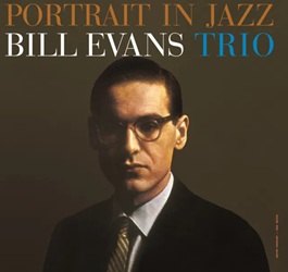 EVANS BILL :  PORTRAIT IN JAZZ  (SECOND RECORDS)

Portrait in Jazz  il terzo album da solista di Bill Evans e fu registrato con il suo trio otto mesi dopo la partecipazione del pianista americano al disco di Miles Davis Kind of Blue. Portrait in Jazz offre un mix eccellente di brani originali, Peris Scope e Blue In Green, insieme alle splendide interpretazioni di opere di altri compositori come Come Rain Or Come Shine (Harold Arlen, Johnny Mercer), Autumn Leaves (Jacques Prevert, Johnny Mercer, Joseph Kosma), What Is This Thing Called Love? (Cole Porter) e molti altri ancora. Il disco fu originariamente registrato nel 1959 ai Reeves Sound Studios di New York e vede Bill Evans al pianoforte, Scott LaFaro al basso e Paul Motian alla batteria.