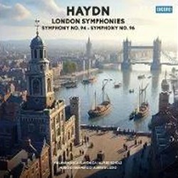 PHILHARMONICA SLAVONICA / MUSICI DI SAN MARCO :  HAYDN: LONDON SYMPHONIES - SYMPHONY NO. 94 / SYMPHONY NO. 96  (BELLEVUE)

La Philharmonca Slavonica diretta da Alfred Scholz e i Musici di San Marco guidati da Alberto Lizzio interpretano le London Symphonies No. 94 e 96 entrambe composte dal maestro austriaco Franz Joseph Haydn (1732-1809) nel 1791 durante il suo primo viaggio a Londra. �London Symphonies � Symphony No. 94 / Symphony No. 96� � un disco interessante perch� propone due opere che meglio di altre rappresentano la maturit� artistica di questo grande compositore in un�eccellente interpretazione.